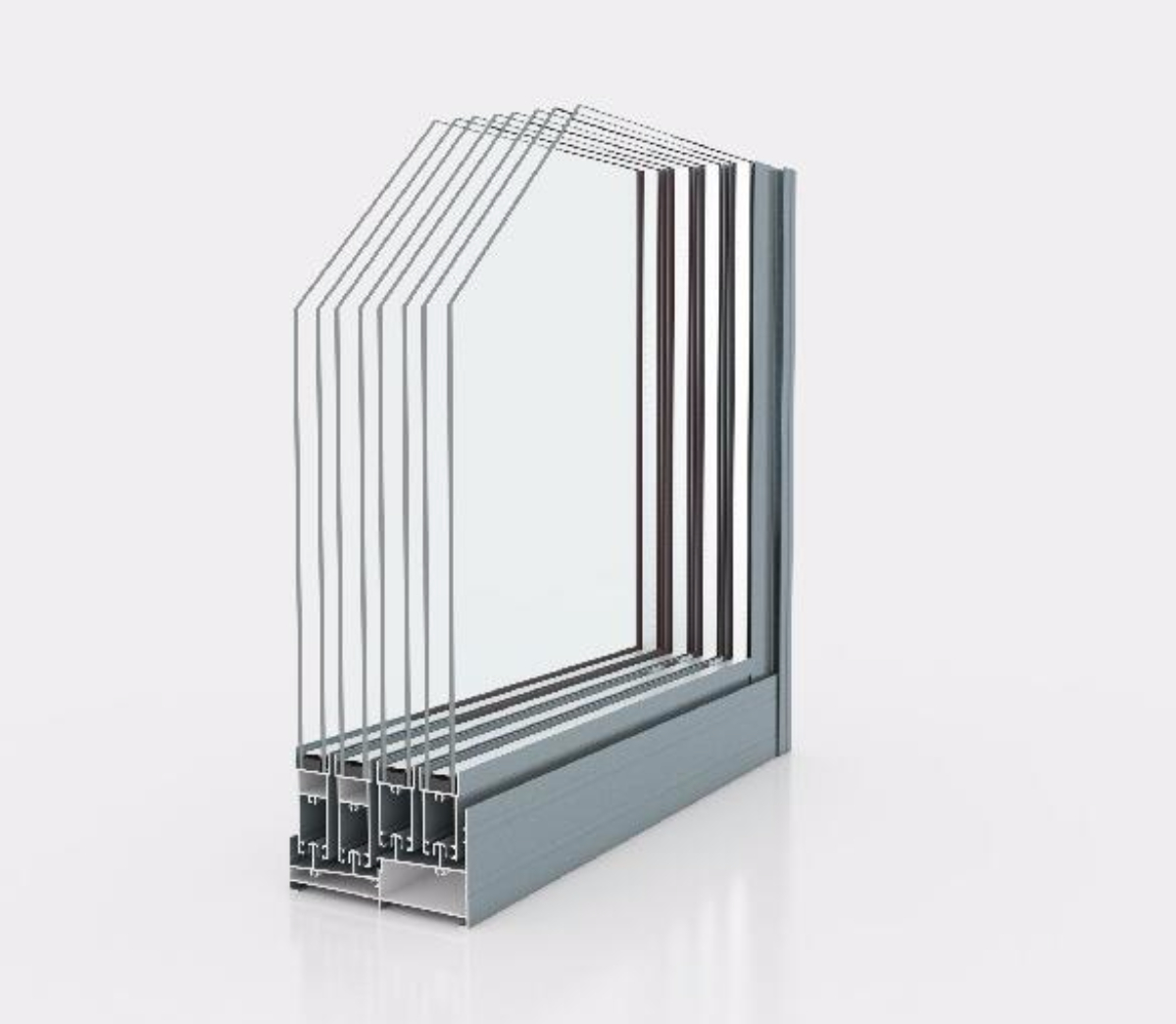 tl136系列四轨推拉窗